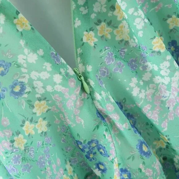 Mini Tie On Shoulder Dress Spring - Picture 9 of 9